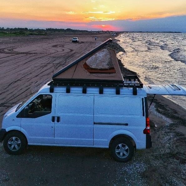 etNxI2KlonmV4Ni3 چادر سقفی هارد کیس اطلس چریک (سیمرغ) | Cherik (Simorgh) Atlas Hard Shell Rooftop Tent - با نردبان آهنی - تصویر 1